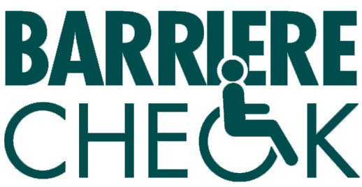 Logo Barrierecheck + go to Homepage